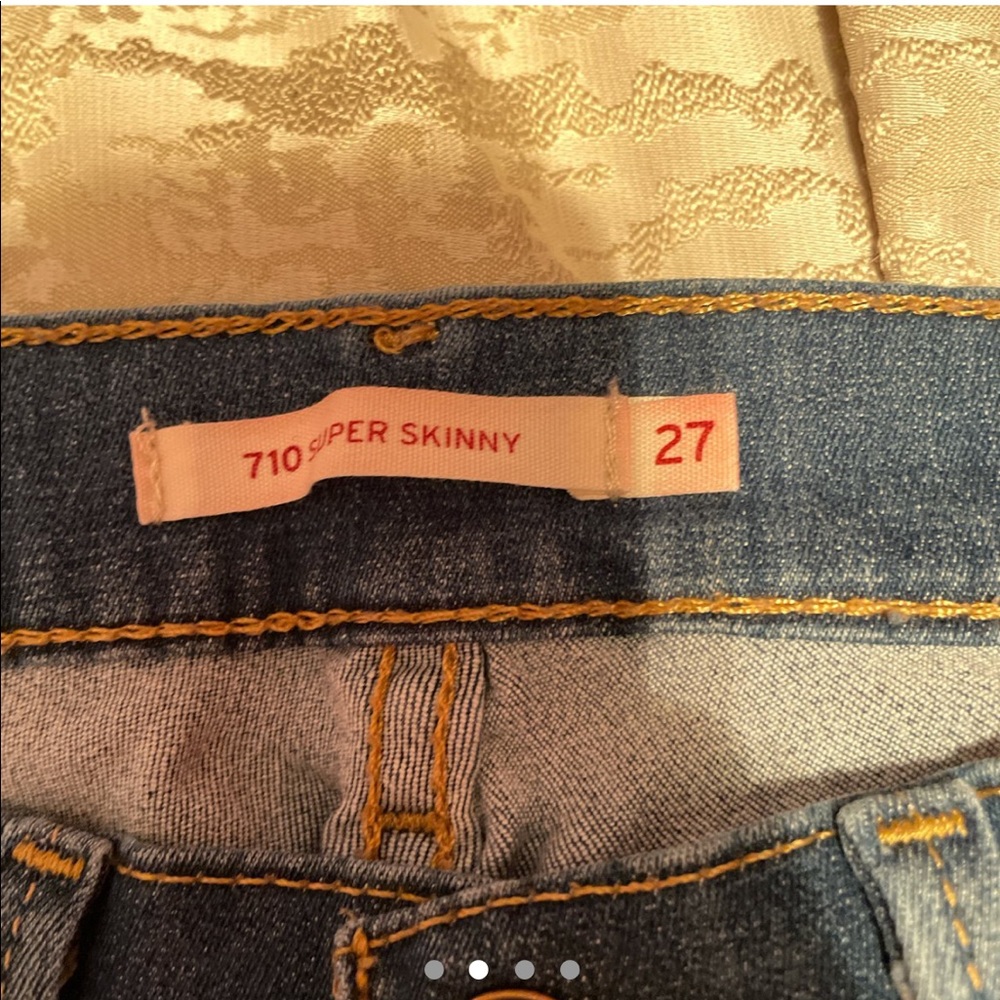 Levi jeans have a little stain
